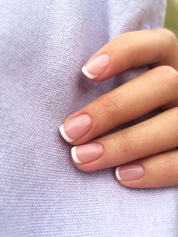 Pretty French Tip Nails
 french Frenchmanicure
