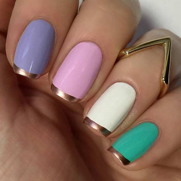 Pretty French Tip Nails
 51 Cool French Tip Nail Designs