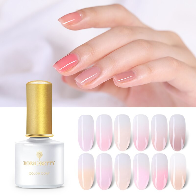 Pretty Gel Nail Colors
 BORN PRETTY Nail Gel Polish 6ml Pink Jelly Color Gel