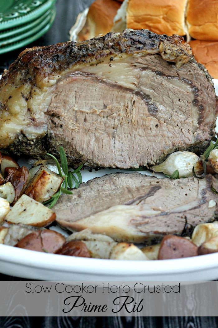 Prime Rib In Slow Cooker
 Slow Cooker Herb Crusted Prime Rib Recipe