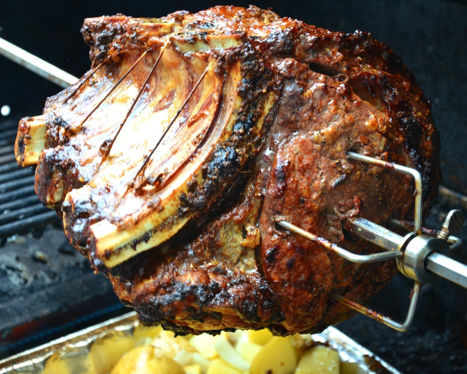 Prime Rib On Gas Grill
 Prime Rib Roast on the Rotisserie