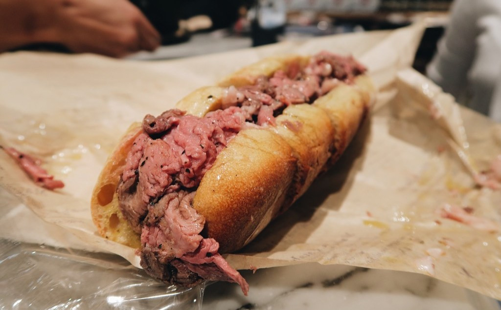 Prime Rib Sandwich
 Sublime prime rib sandwich at Eataly in Chicago