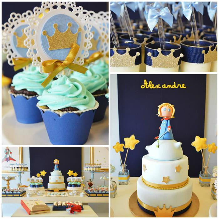 Prince Birthday Decorations
 Kara s Party Ideas Little Prince Party Planning Ideas
