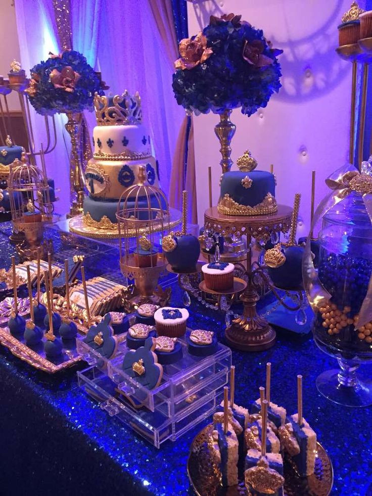 Prince Birthday Decorations
 Royal prince Birthday Party Ideas