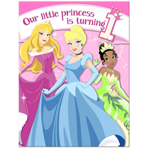 Princess 1st Birthday Invitations
 Disney Princess 1st Birthday Invitations 8