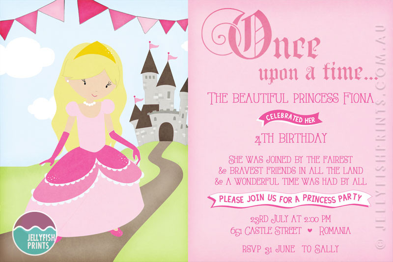 Princess Birthday Invitation
 Princess Birthday Party Invitations Printable invites