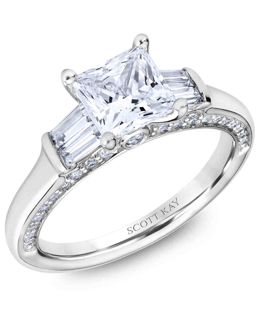 Princess Cut Engagement Ring
 30 Princess Cut Diamond Engagement Rings We Love