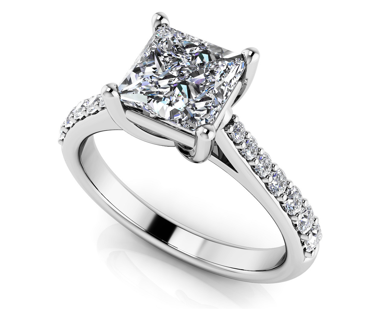 Princess Cut Rings
 Dazzling Princess Cut Engagement Ring Roco s Jewelry