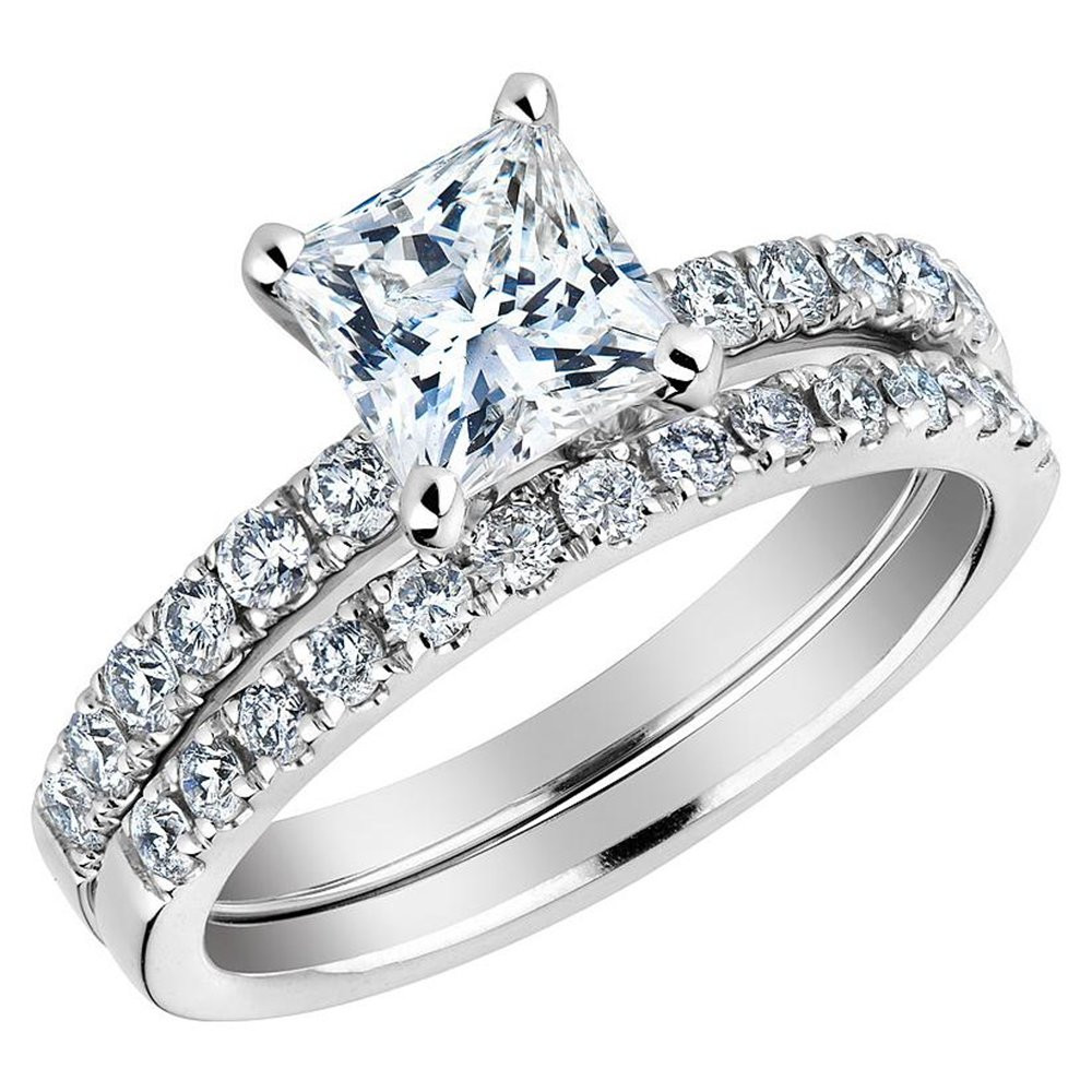Princess Cut Wedding Rings Sets
 wedding rings for women princess cut fd601c