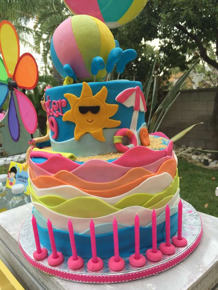 Princess Pool Party Ideas
 Swimming Pool Summer Party Summer Party Ideas