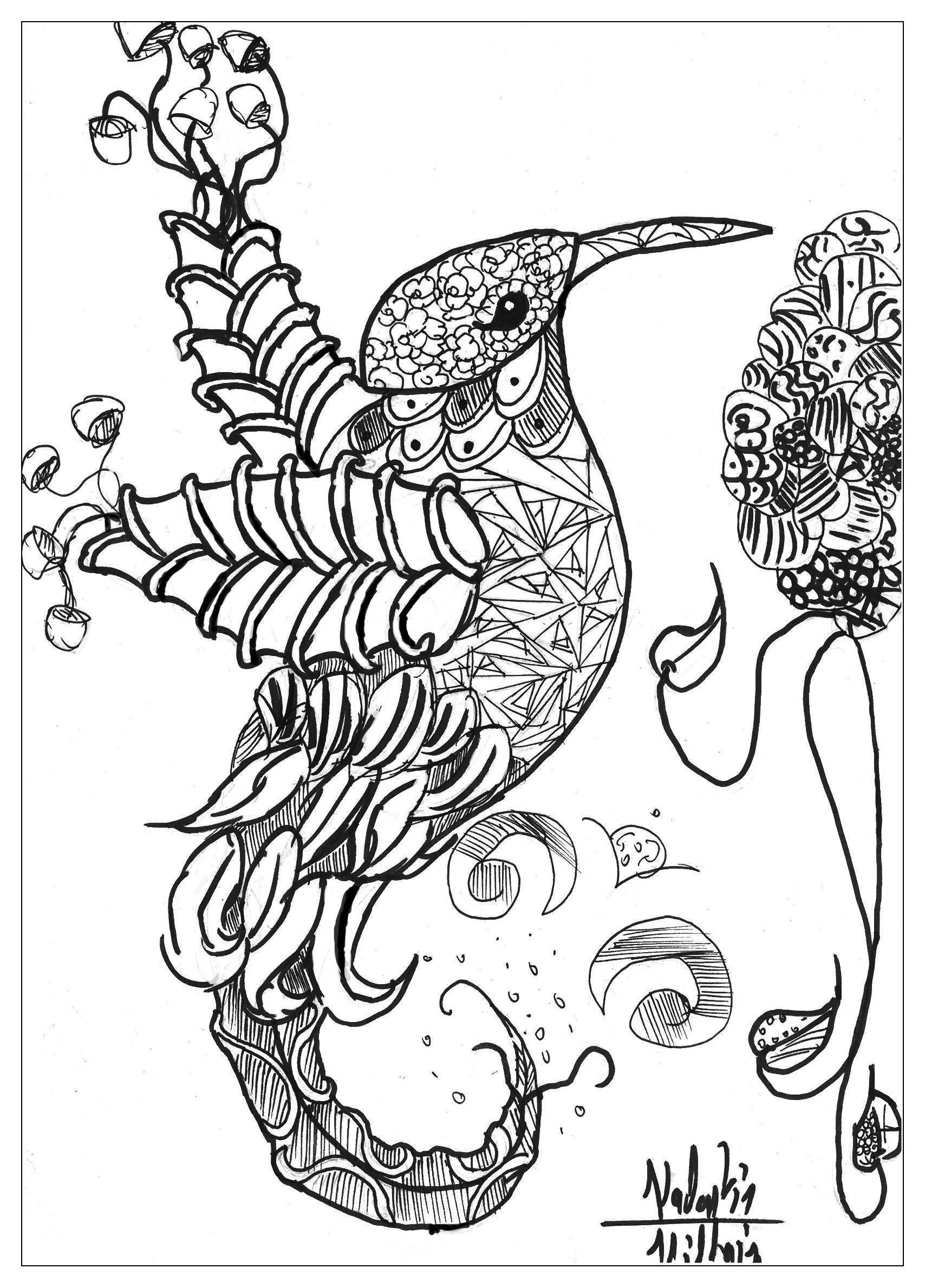 Printable Animal Coloring Pages For Adults
 plex Coloring Pages Animals Coloring Home
