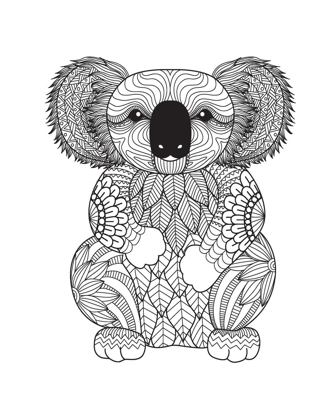 Printable Animal Coloring Pages For Adults
 Amazing Animals for Adults Who Color Live Your Life in