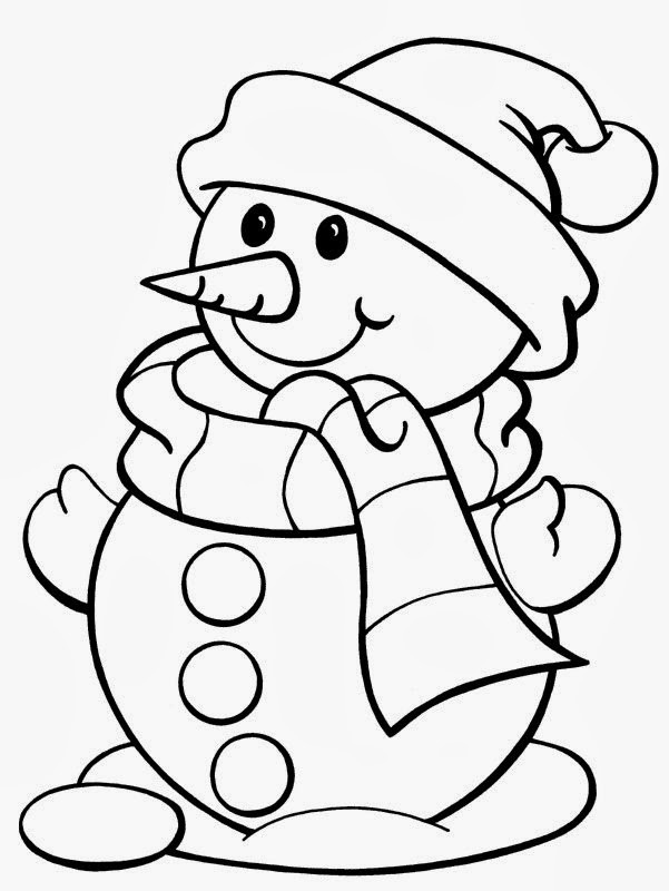 Printable Christmas Coloring Pages For Kids
 5 Free Christmas Printable Coloring Pages – Snowman Tree