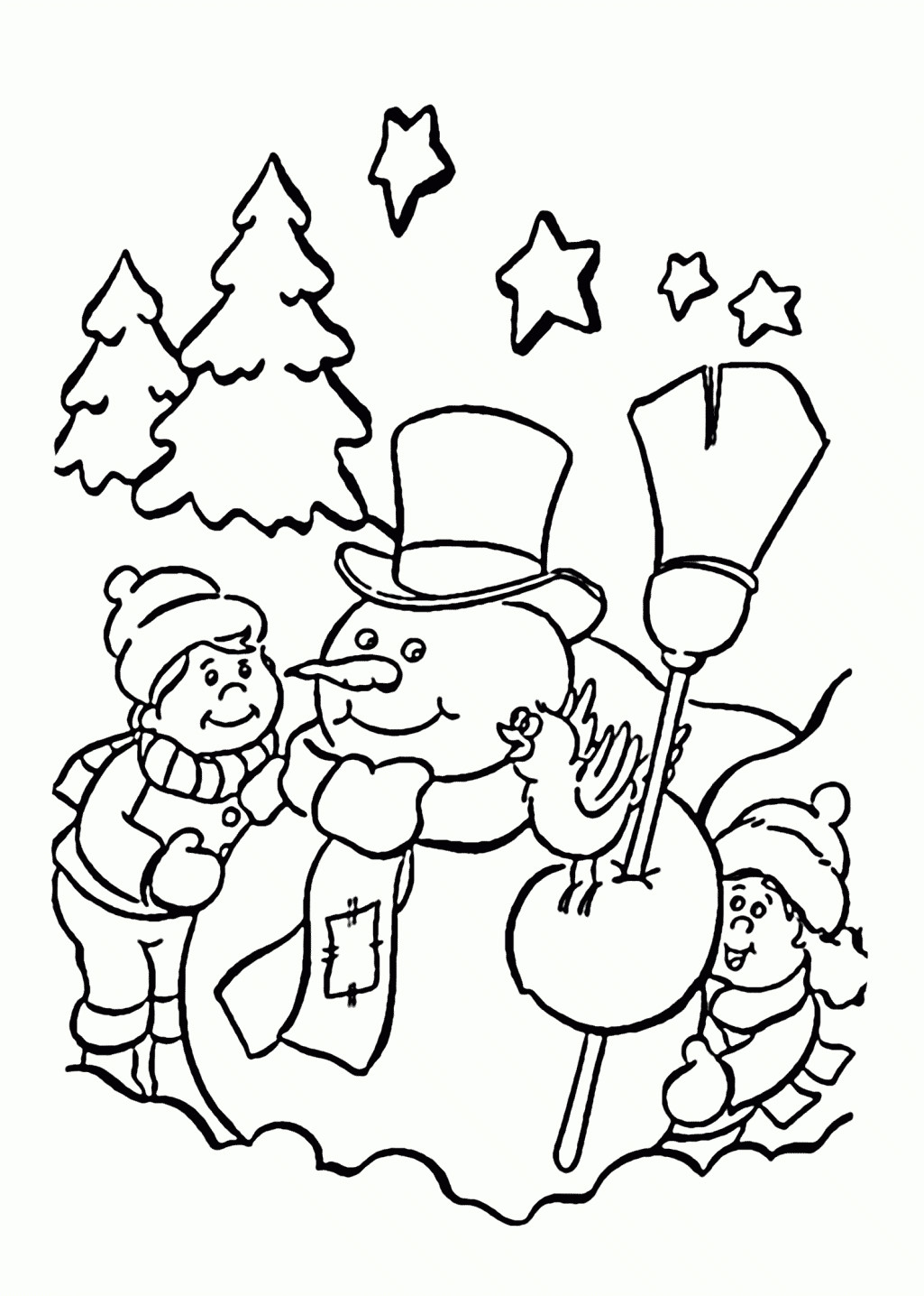 Printable Christmas Coloring Pages For Kids
 Happy Holidays Coloring Pages Printable Coloring Home