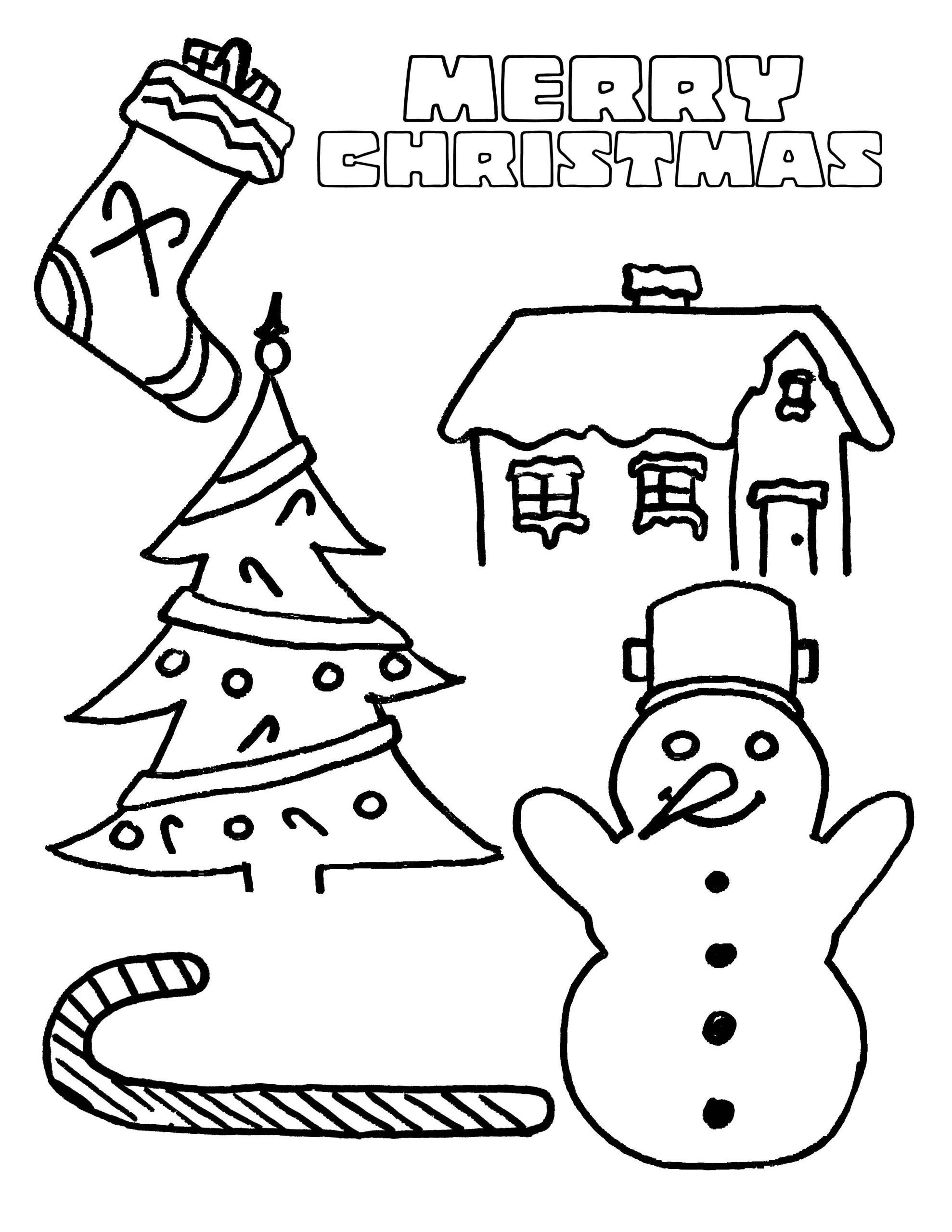 Printable Christmas Coloring Pages For Kids
 Party Simplicity free Christmas coloring page for kids