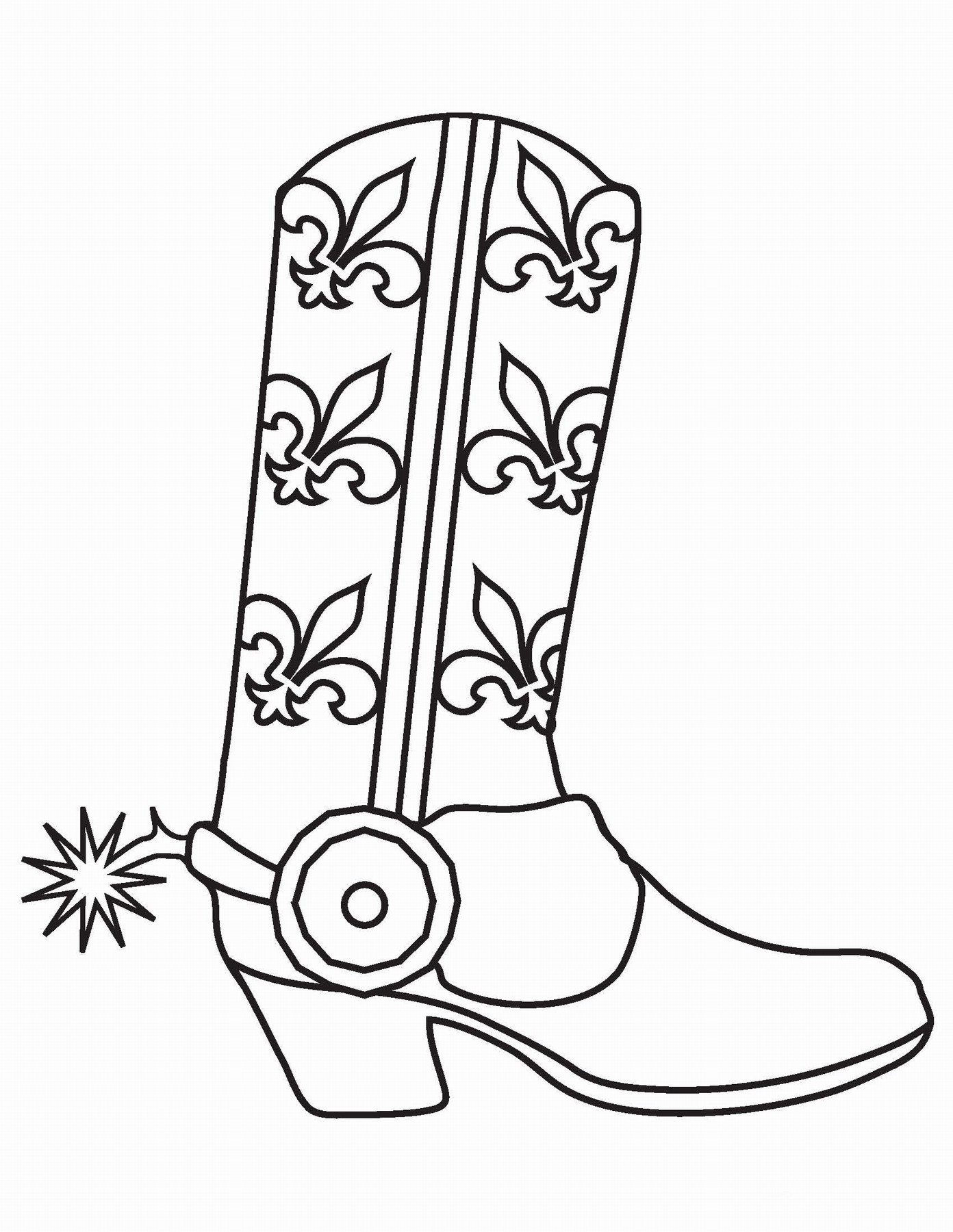 Printable Cowboy Coloring Pages
 Cowboy Coloring Pages