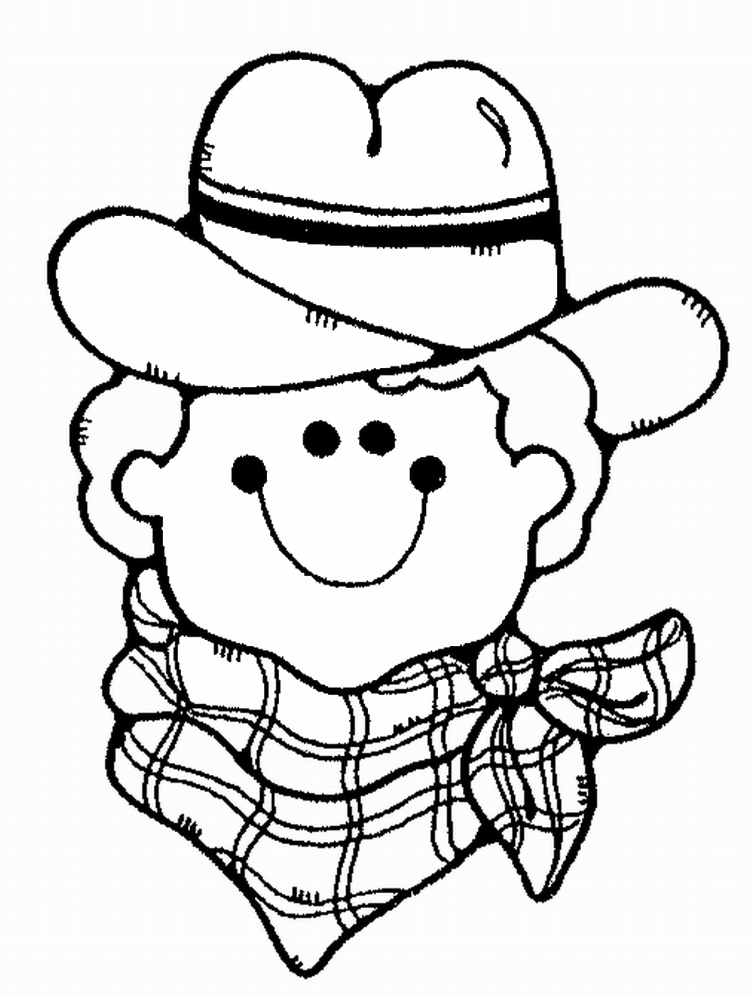 21 Of the Best Ideas for Printable Cowboy Coloring Pages – Home, Family ...