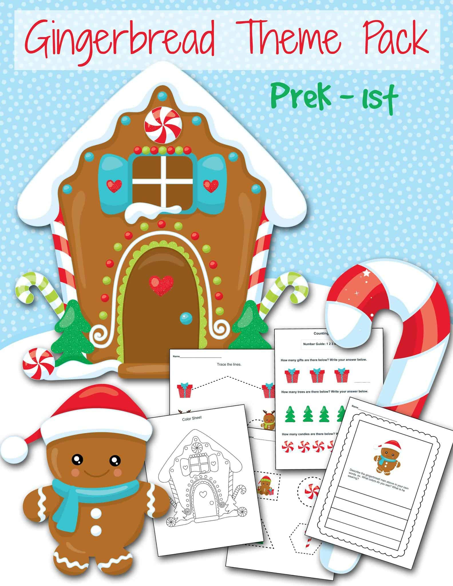 Printable Crafts For Preschoolers
 FREE Gingerbread Printable Holiday Friends Preschool Craft