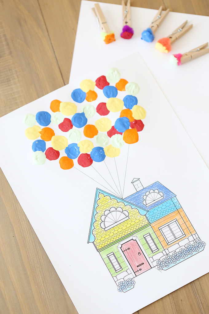 Printable Crafts For Toddlers
 Disney Pixar UP Printable and Craft for Kids See