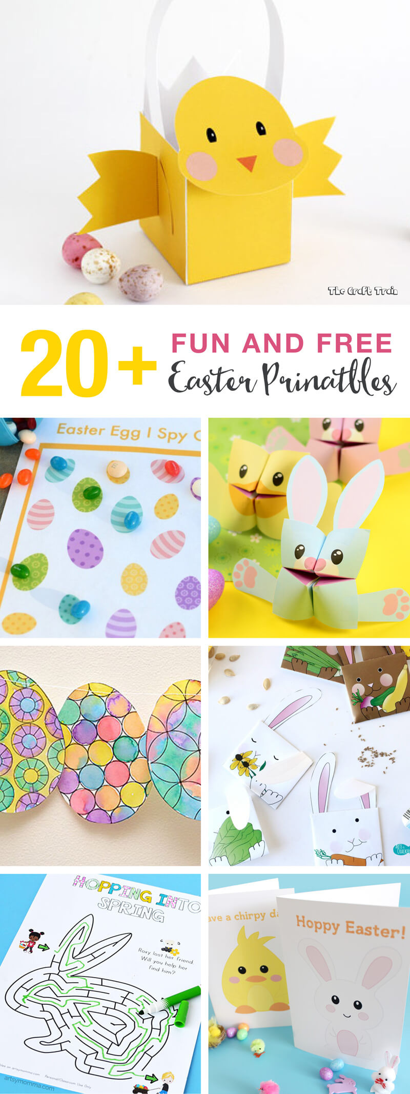 Printable Crafts For Toddlers
 20 fun and free Easter printables for kids