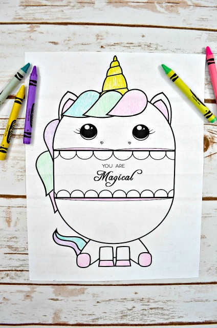 Printable Crafts For Toddlers
 Printable Unicorn Craft for Kids Mess for Less