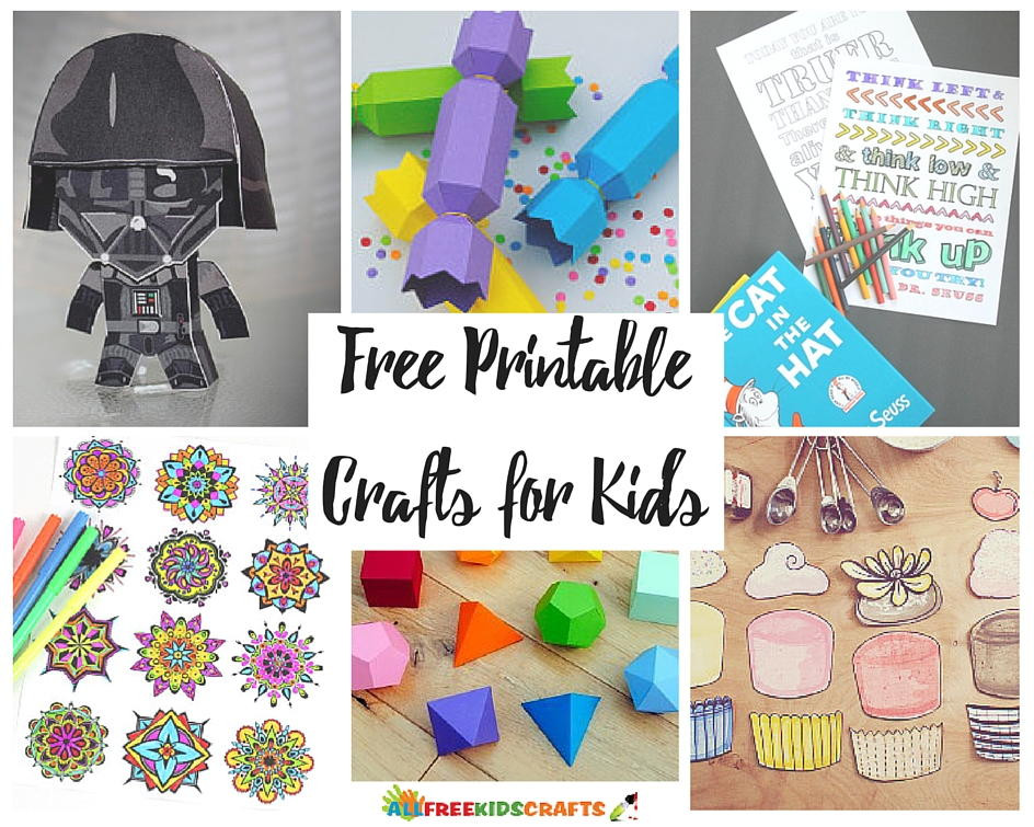 Printable Crafts For Toddlers
 100 Free Printable Crafts for Kids