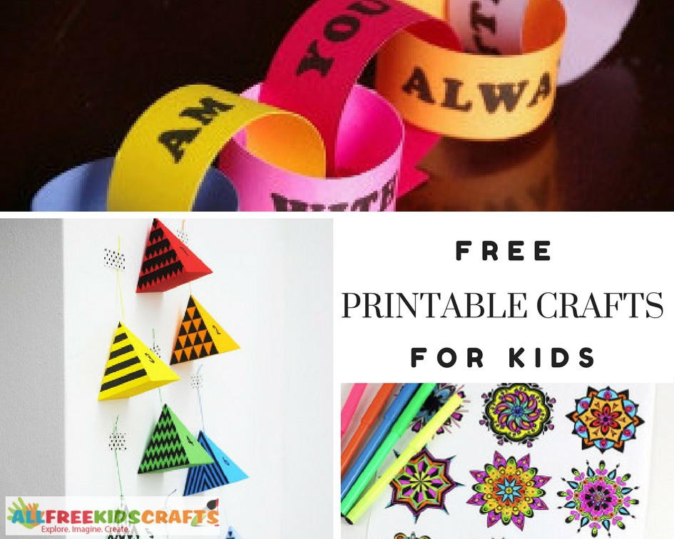 Printable Crafts For Toddlers
 100 Free Printable Crafts for Kids