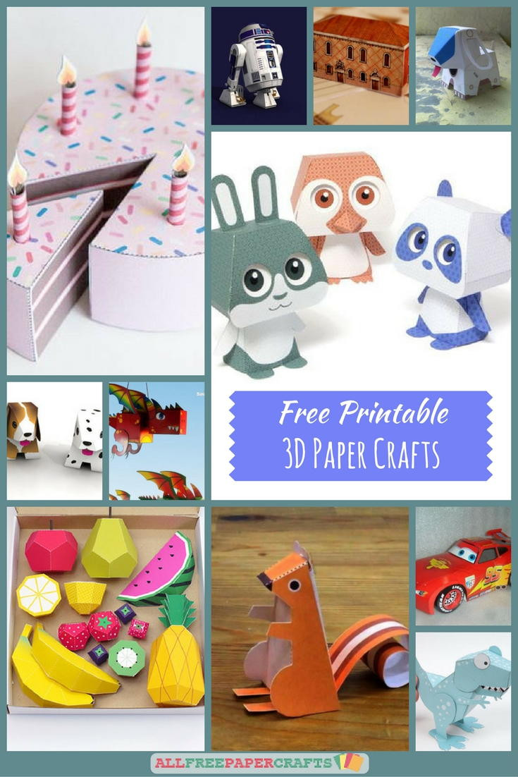 Printable Paper Crafts For Adults
 Printable Paper Crafts For Adults