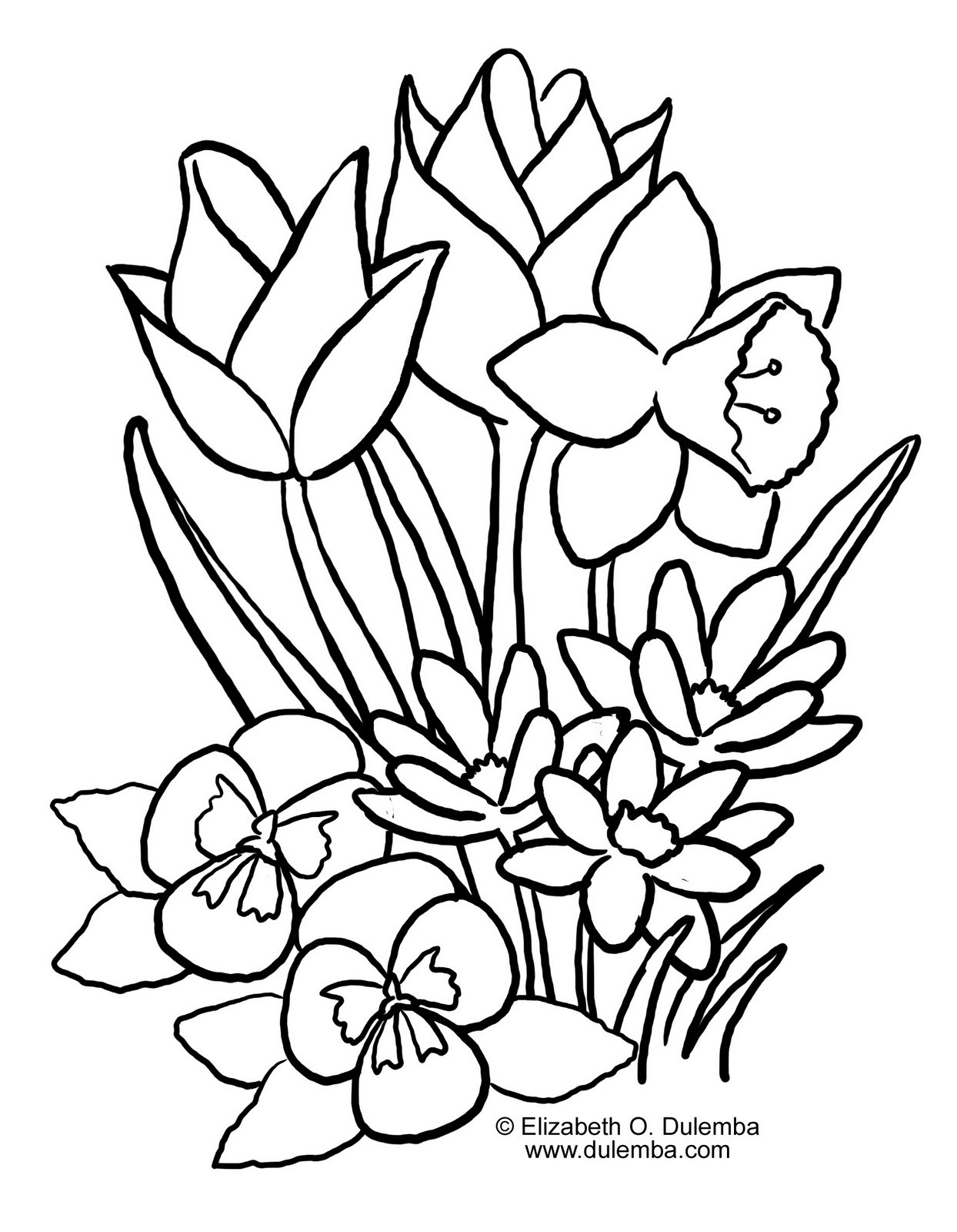 Printable Spring Coloring Pages
 Coloring Pages Spring Coloring Pages 2011