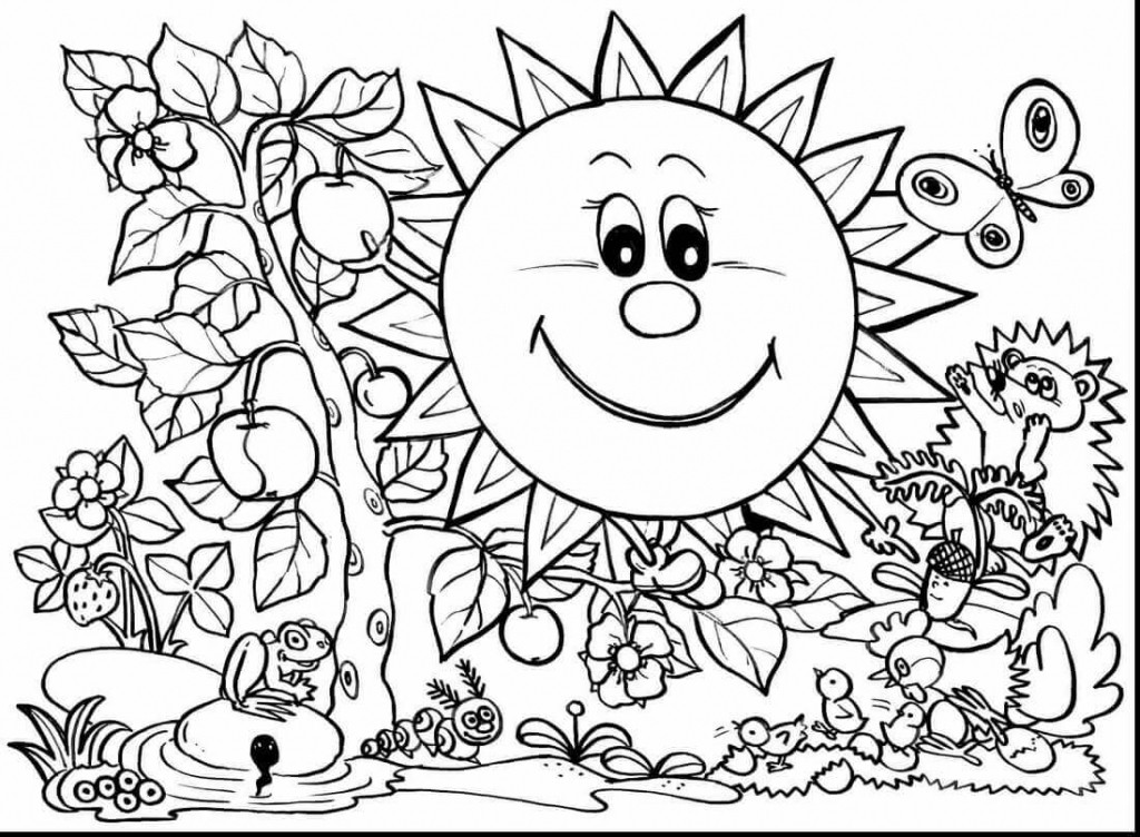 Printable Spring Coloring Pages
 35 Free Printable Spring Coloring Pages