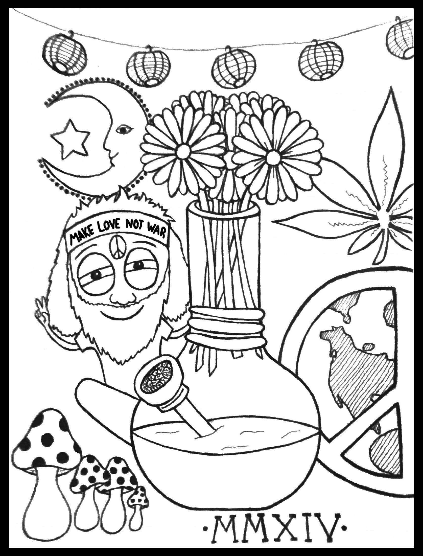 Printable Stoner Coloring Pages
 Pin on Chakra Squares