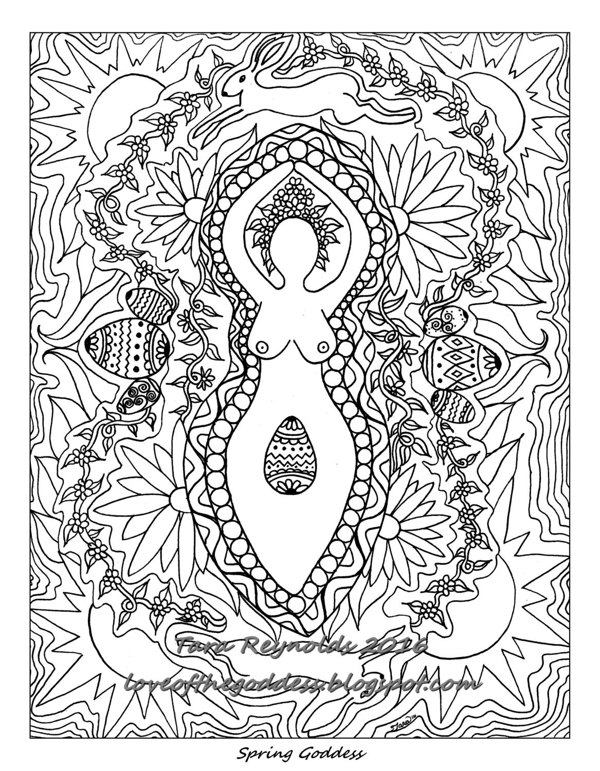 Printable Wiccan Coloring Pages
 Wiccan Coloring Pages at GetDrawings