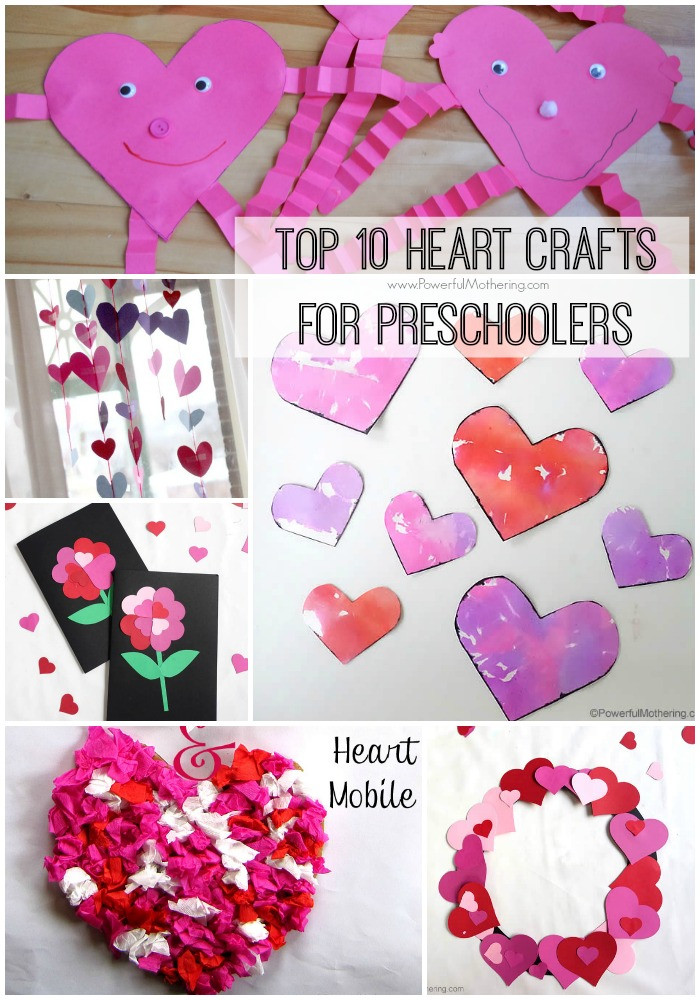 Project For Preschoolers
 Top 10 Heart Crafts for Preschoolers
