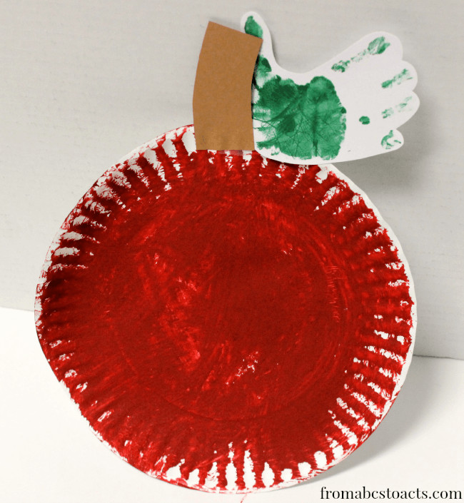 Project For Preschoolers
 Textured Apple Preschool Craft From ABCs to ACTs
