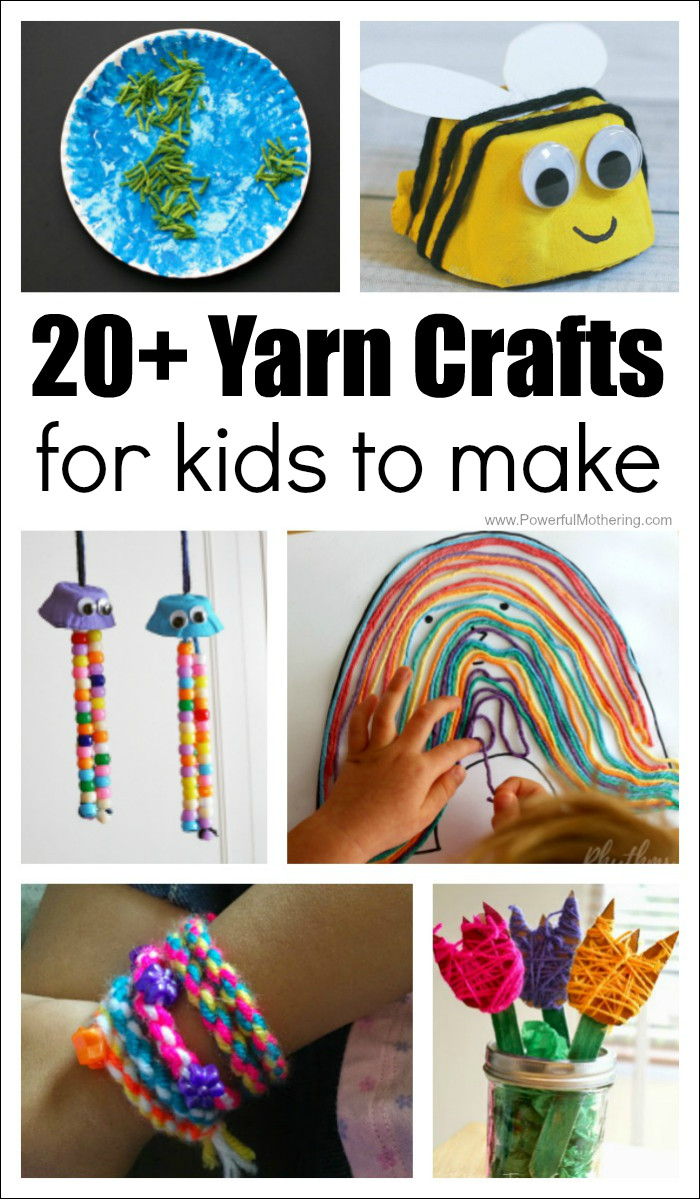 Project Ideas For Kids
 20 Absolutely Fantastic Easy Yarn Crafts for Kids to Make