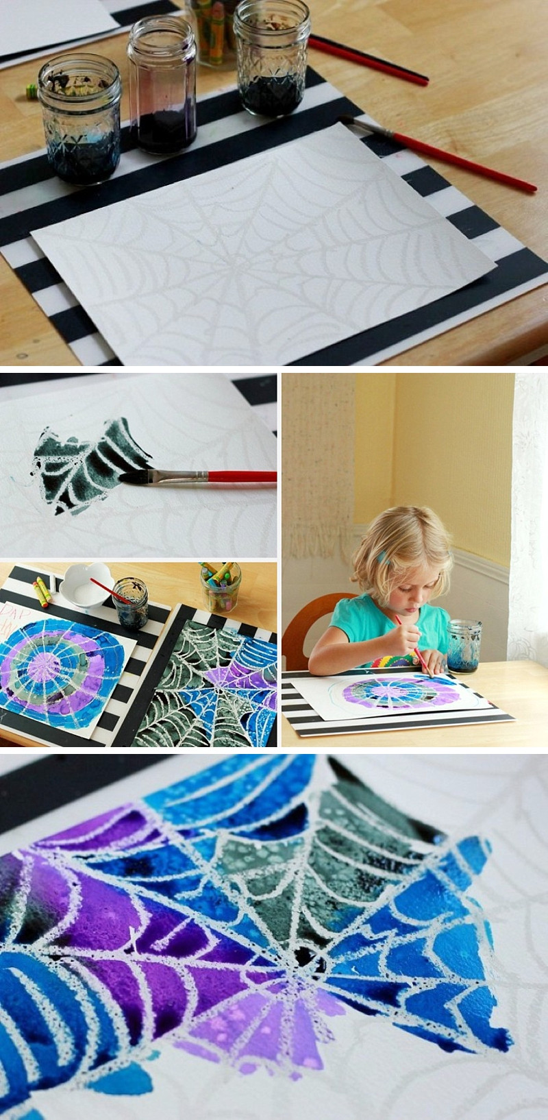 Project Ideas For Kids
 Spider Web Art Project A Simple and Beautiful