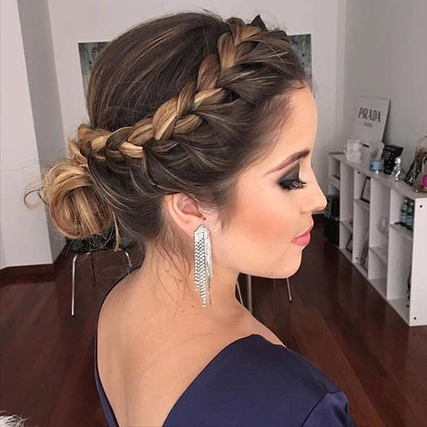 Prom Bun Hairstyles
 31 Most Beautiful Updos for Prom