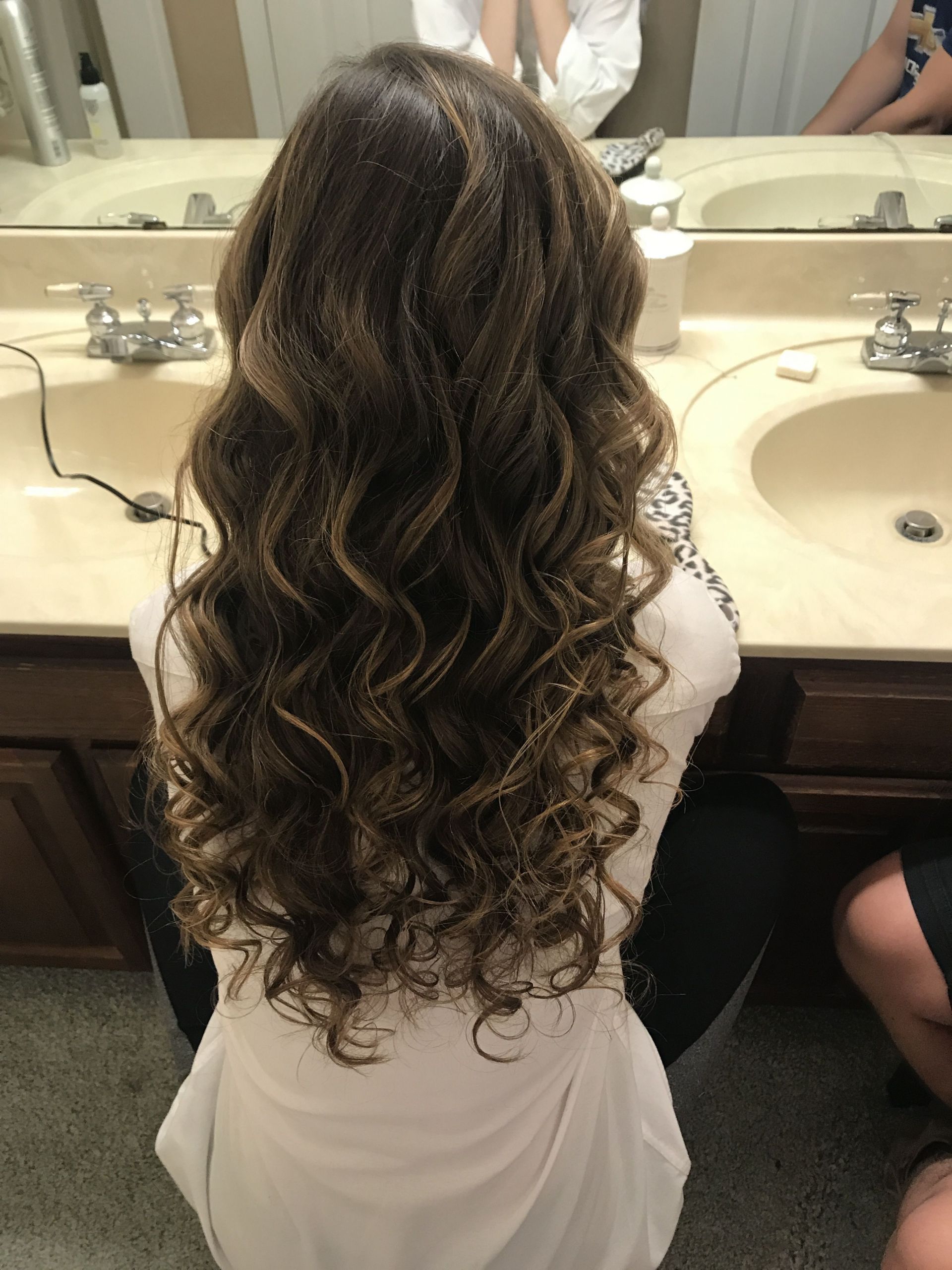 Prom Hairstyle For Long Curly Hair
 Home ing hair curls home ing prom highlights