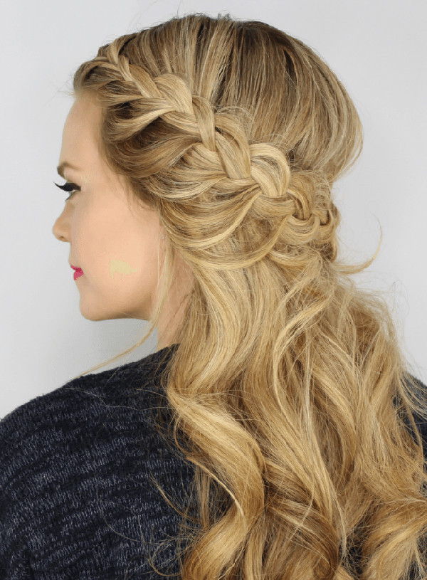 Prom Hairstyles Down With Braid
 36 Curly Prom Hairstyles That Will Make Heads Turn More