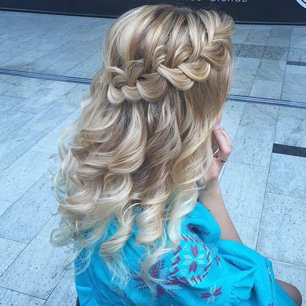 Prom Hairstyles Down With Braid
 31 Half Up Half Down Prom Hairstyles Page 3 of 3