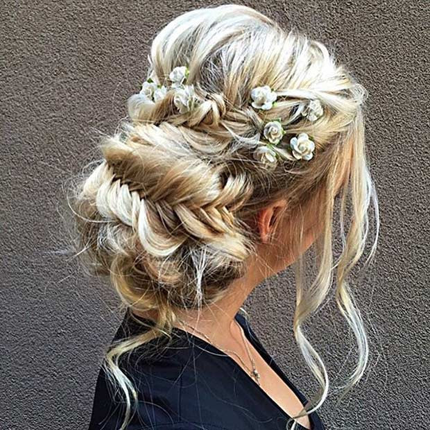 Prom Hairstyles With Flowers
 2017 Prom Hair Trends Fashion Trend Seeker