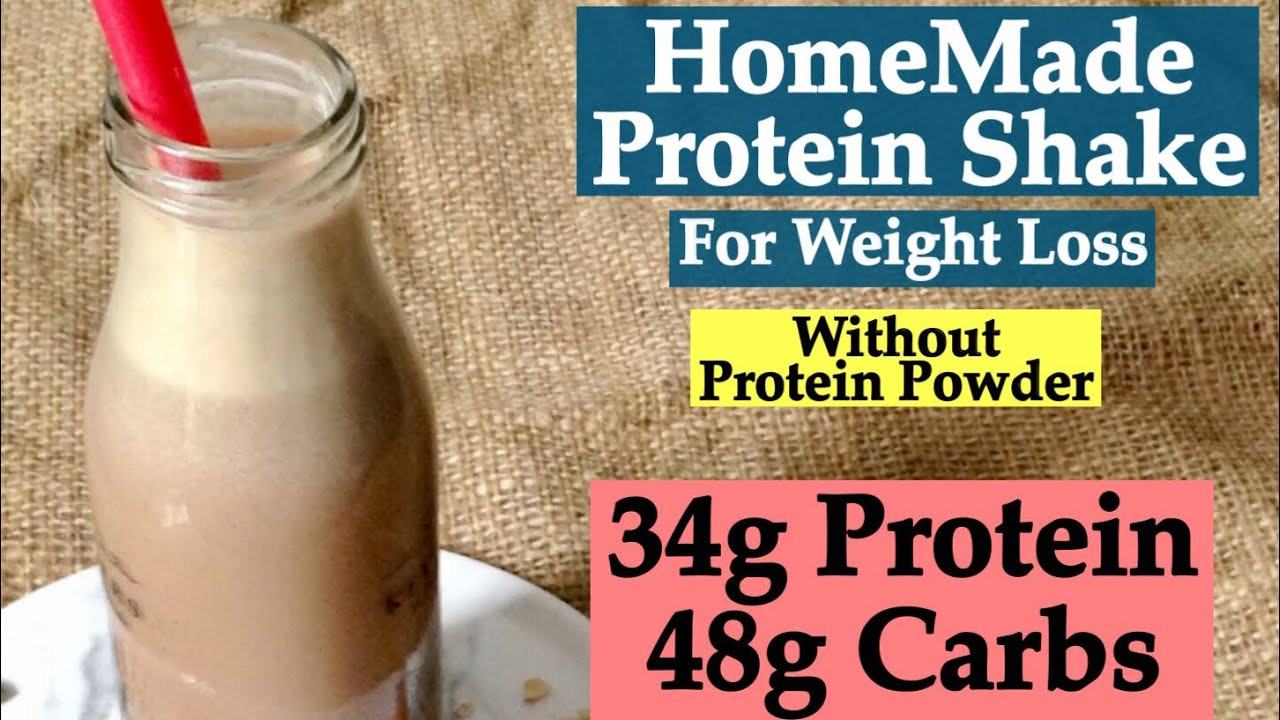 Protein Shakes Recipes For Weight Loss
 HomeMade Protein Shake Recipe without protein powder