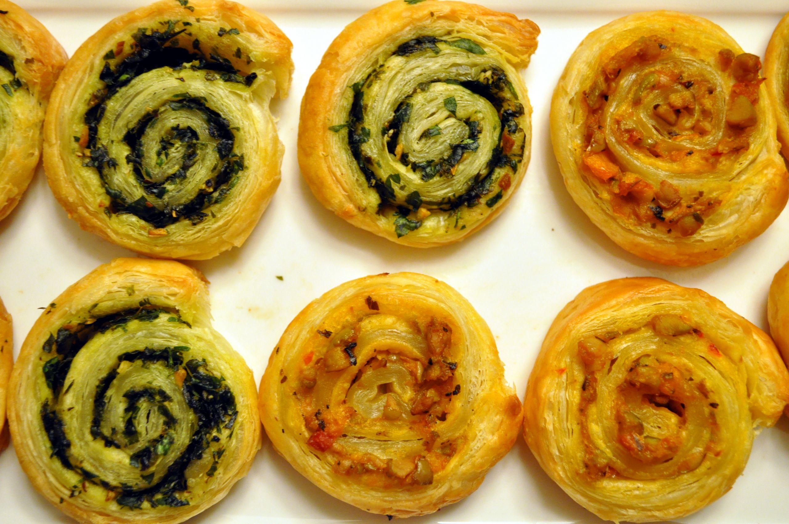 Puffed Pastry Appetizers
 puff pastry appetizer points plus