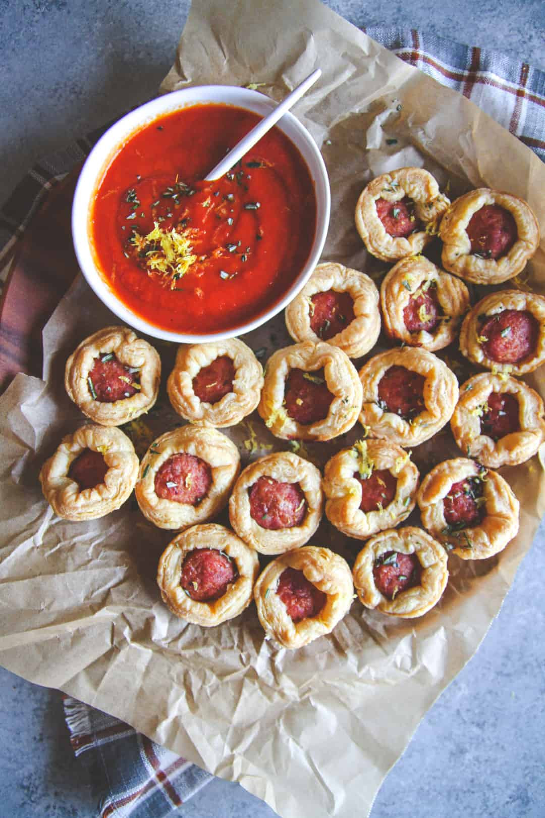 Puffed Pastry Appetizers
 Sausage Puff Pastry Appetizer Recipe Sweetphi