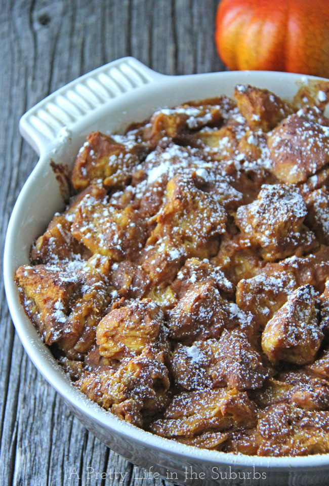 Pumpkin Bread Pudding
 Pumpkin Bread Pudding A Pretty Life In The Suburbs