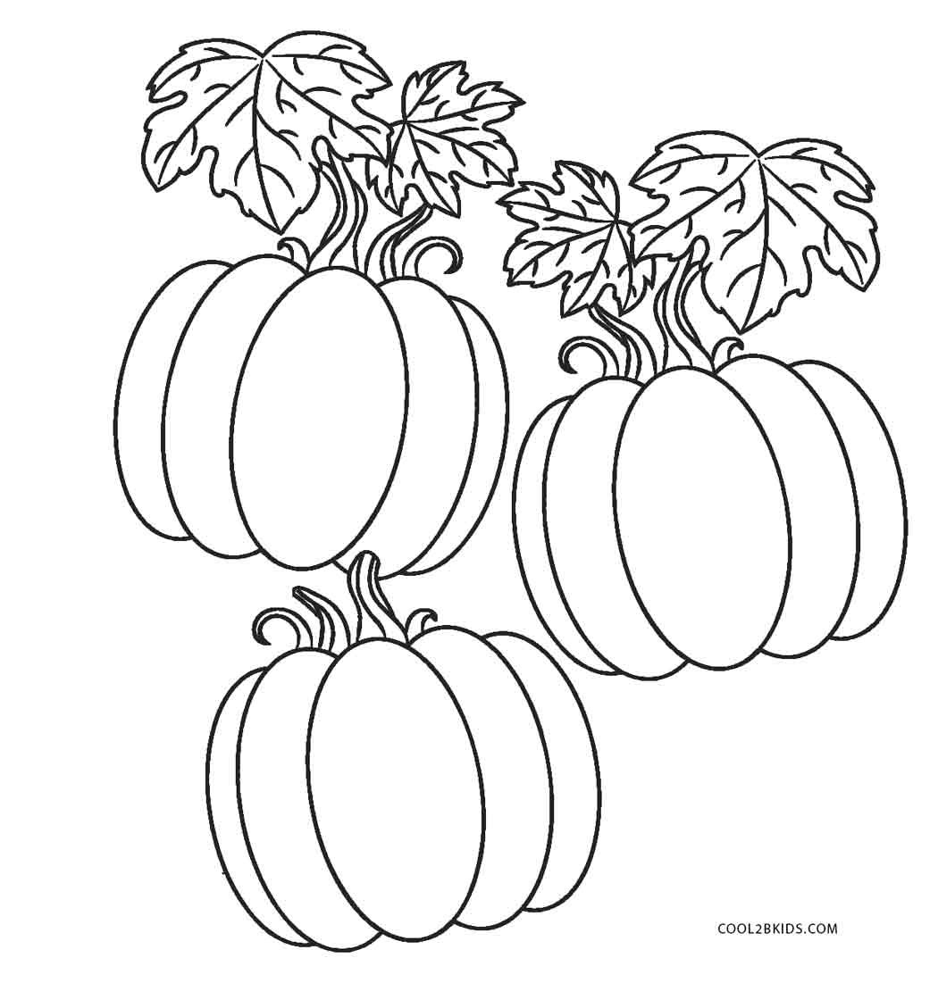 Pumpkin Coloring Pages For Kids
 Free Printable Pumpkin Coloring Pages For Kids