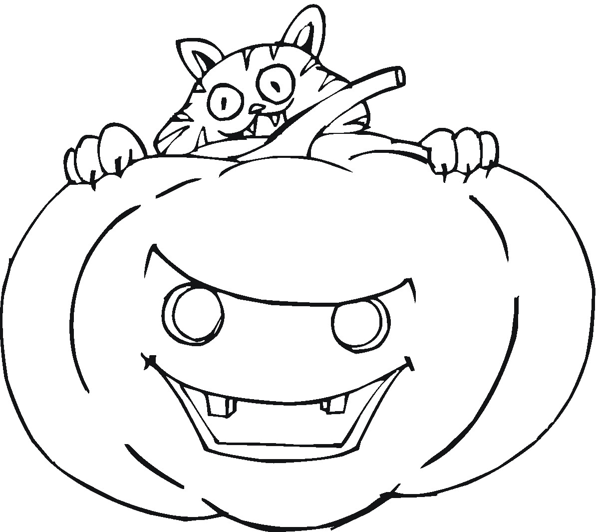 Pumpkin Coloring Pages For Kids
 Free Printable Pumpkin Coloring Pages For Kids