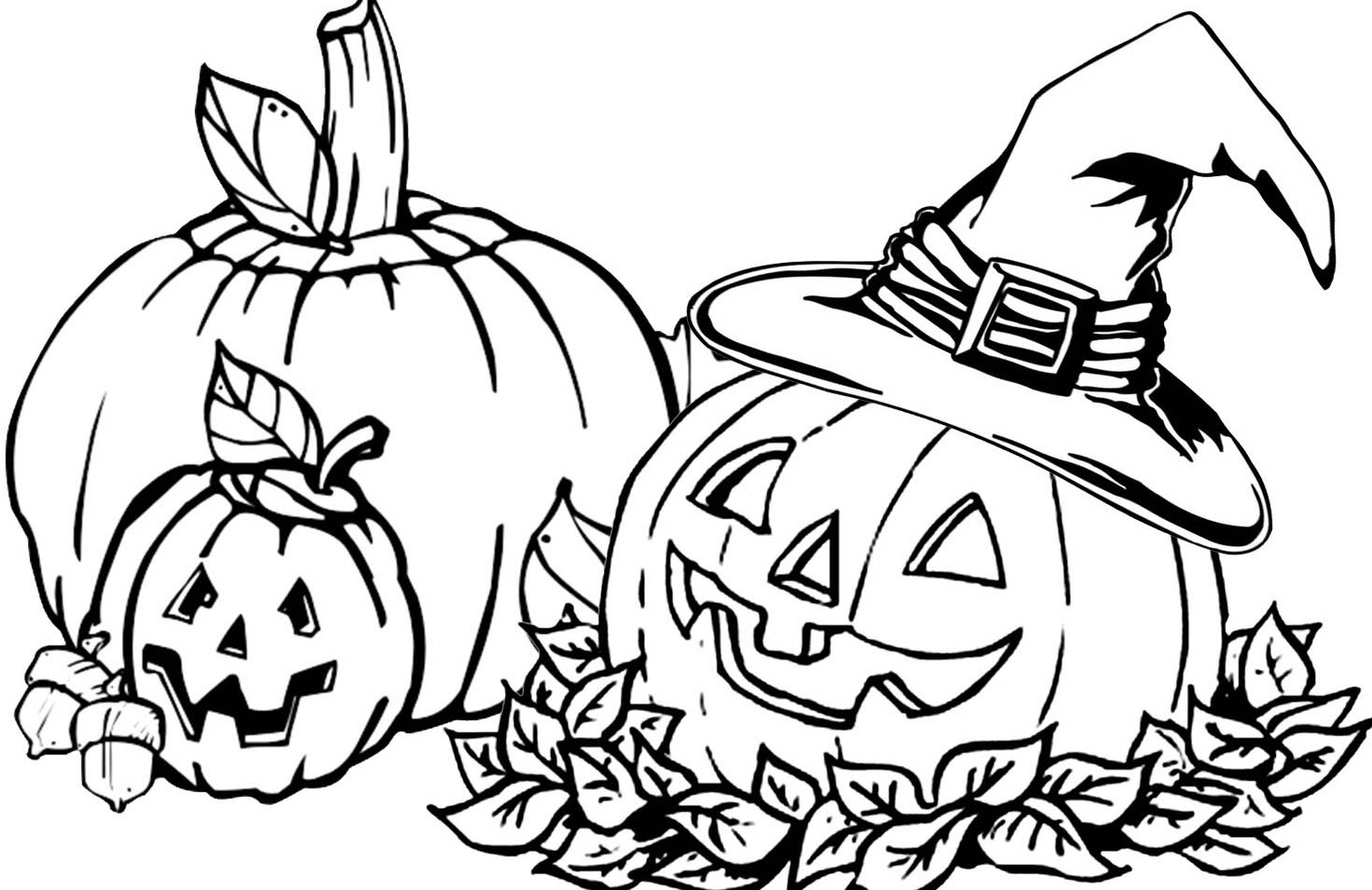 Pumpkin Coloring Pages For Kids
 Pumpkin Patch Coloring Page
