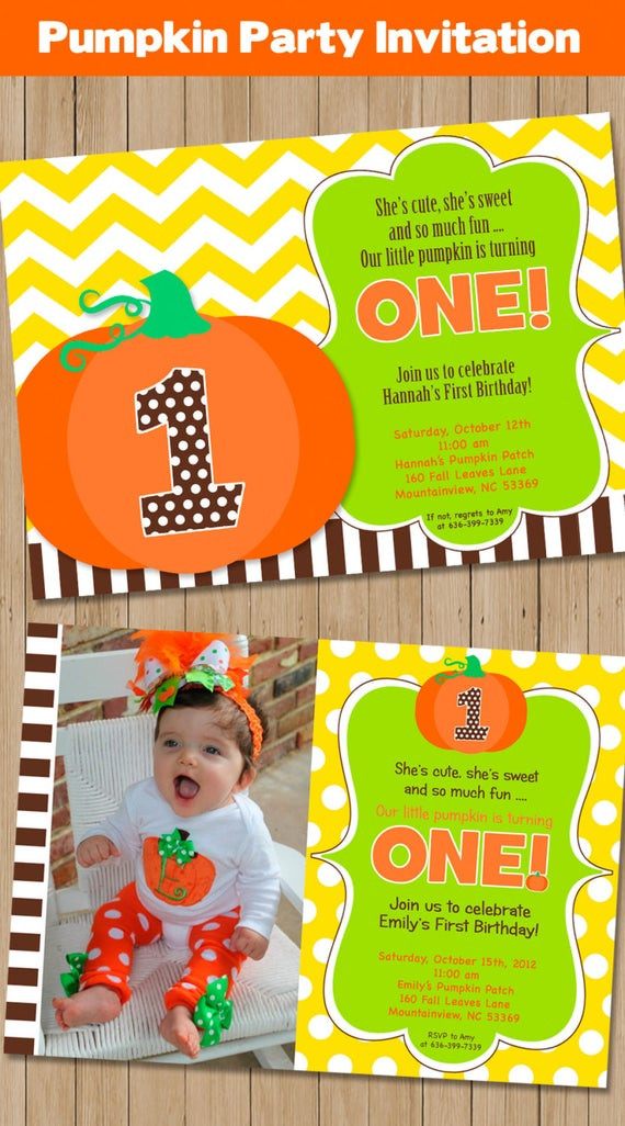 Pumpkin Patch Birthday Invitations
 Pumpkin Patch Party Invitation Pumpkin by AmandasPartiesToGo