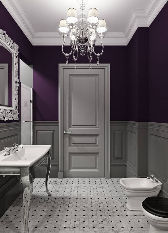 Purple Bathroom Wall Decor
 39 Kick Ass Bathroom Decor Ideas Someday I ll Learn